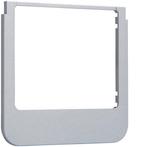 Hager Berker Cadre design arrondi en aluminium mat - WD1113, Bricolage & Construction, Verzenden