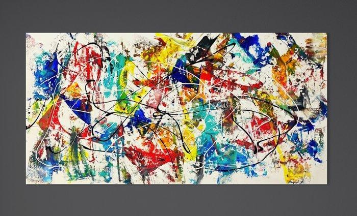 Alberto Stocco - Abstract, Antiek en Kunst, Kunst | Schilderijen | Modern