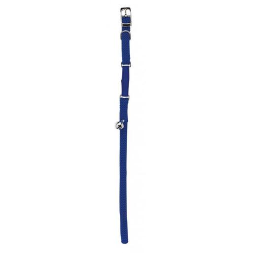 Kattenhalsband blauw, 10mm x 30cm met elastiek - kerbl, Dieren en Toebehoren, Katten-accessoires, Nieuw