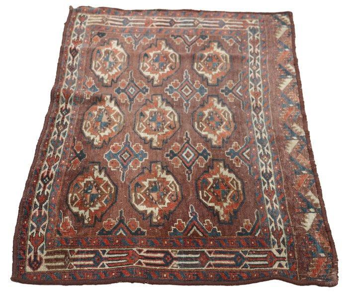 Turkmeens Chuwal Oude Tapijt - Vloerkleed - 125 cm - 70 cm -, Huis en Inrichting, Stoffering | Tapijten en Vloerkleden