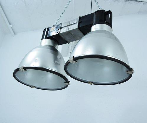 Plafondlamp - Aluminium, Glas, Antiek en Kunst, Antiek | Wandborden en Tegels