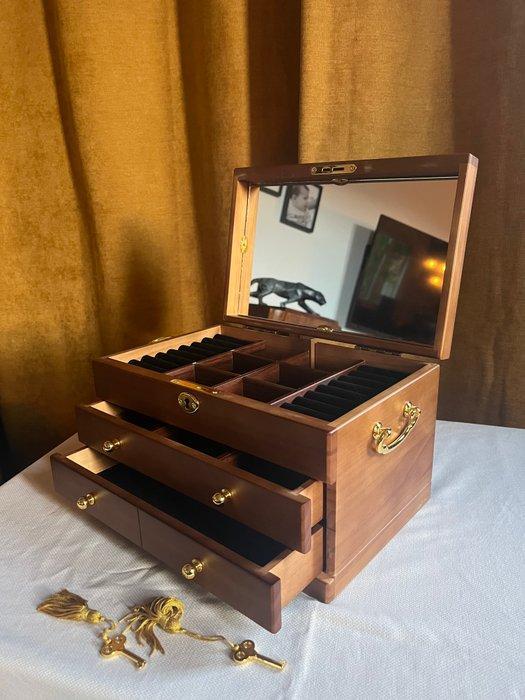 Boite a Bijoux - Sieradendoos - Anses Latérale - Hout - 3, Antiek en Kunst, Kunst | Designobjecten