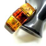 Natuurlijk Baltisch amber brede manchetarmband - Barnsteen -, Collections