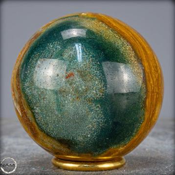 Jaspe océan naturel de couleur rare Sphère- 865.79 g