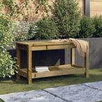 vidaXL Tuinbank 82,5x35x45 cm geïmpregneerd grenenhout, Tuin en Terras, Verzenden, Nieuw