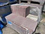 Veiling - 38.4 m2 Terrastegel 40x40x4 Hamburg rood (5200), Tuin en Terras, Nieuw