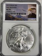 Verenigde Staten. 1 Dollar 2015(W) Silver Eagle, 1 Oz (.999), Postzegels en Munten