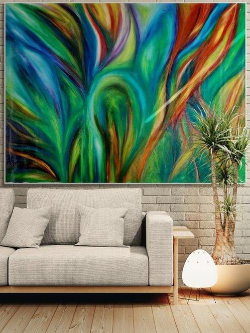 Sonia J. - INTIMACY N1 - A celebration of women shaping, Antiek en Kunst, Kunst | Schilderijen | Modern
