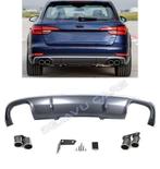 S4 Look Diffuser + Uitlaat sierstukken voor Audi A4 B9, Ophalen of Verzenden
