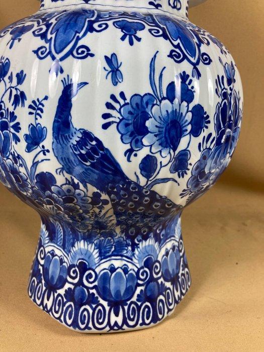 De Porceleyne Fles, Delft - dekselvaas - Aardewerk -, Antiquités & Art, Antiquités | Verre & Cristal