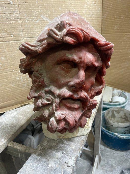 sculptuur, Testa di Ulisse - 28 cm - Was, Antiek en Kunst, Antiek | Keramiek en Aardewerk
