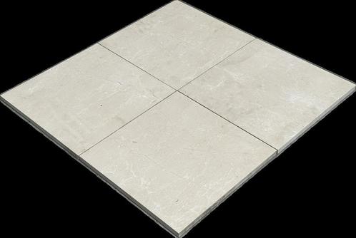 Natuurstenen tegels Crema Marfil - verzoet - 40x40x2 cm, Tuin en Terras, Tegels en Klinkers, Terrastegels, Nieuw, 10 m² of meer