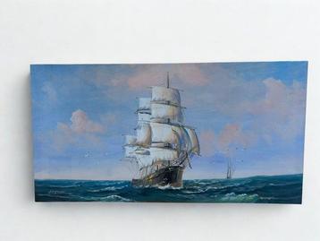 Renato Longanesi (1931) - Veliero - XL format, Antiquités & Art