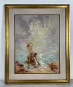 Georges Stelly-Desmoulins (1882-1959) - Scène, Antiek en Kunst