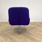 Softline Coco draaifauteuil Deens design, paars - chroom, Huis en Inrichting, Gebruikt, Eén
