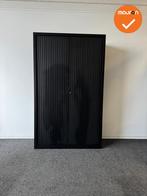 Roldeurkast -BASIC -b-keuze- 198x120x45cm - Zwart met zwarte, Werkplek, Ophalen of Verzenden, Gebruikt, Kast