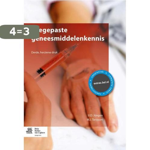 Toegepaste geneesmiddelenkennis 9789036809399 M.J. Tervoort, Boeken, Studieboeken en Cursussen, Zo goed als nieuw, Verzenden