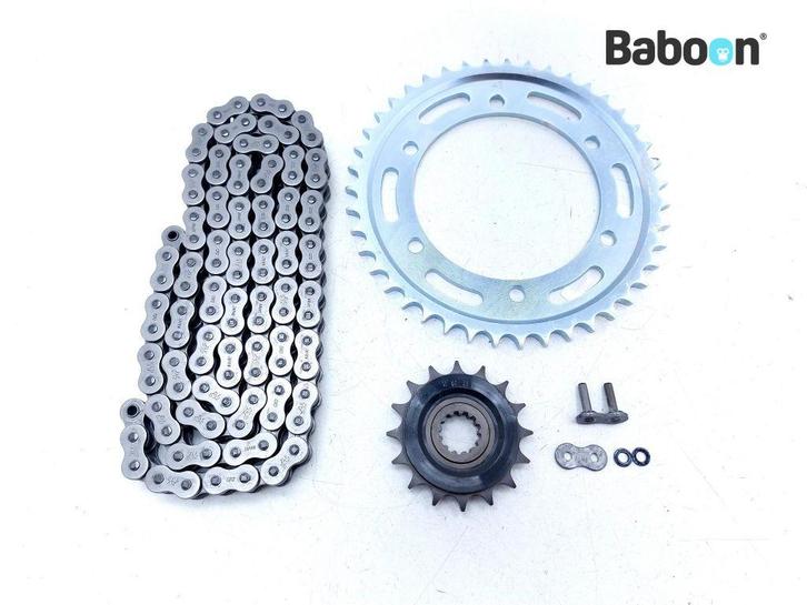 Ketting Set Yamaha FZR 1000 1987-1988 (FZR1000 Genesis), Motoren, Onderdelen | Yamaha, Gebruikt, Verzenden