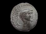 Romeinse Republiek (Imperatoriaal). Amazing Denarius of Mark, Postzegels en Munten, Munten | Europa | Niet-Euromunten