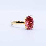 Zonder Minimumprijs - Ring - 14 karaat Geel goud - 5.04ct., Nieuw