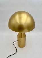 Lampe - Lampe de table à dôme « Mushroom » en aluminium doré, Antiek en Kunst