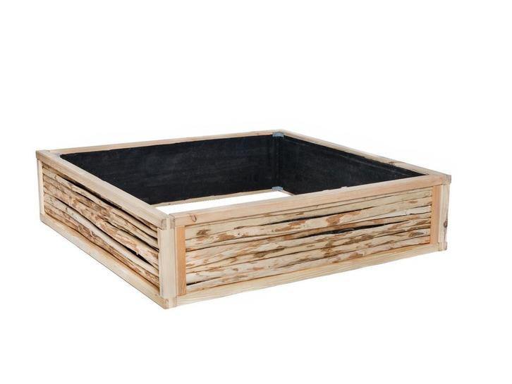 Moestuinbak hout 120 x 120 x 30 cm, Tuin en Terras, Bloembakken en Plantenbakken, Verzenden