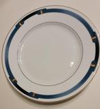 Christofle - Assiette (6) - Iriana bleu - Porcelaine