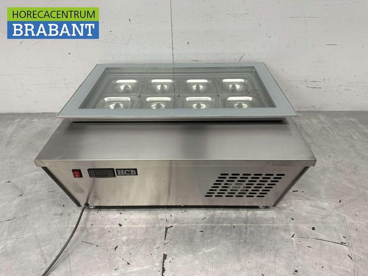 Vitrine à glace Scoop en acier inoxydable Congélateur top 8, Zakelijke goederen, Horeca | Keukenapparatuur, Verzenden