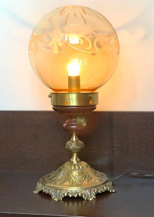Lamp - Kristal, Messing, Antiek en Kunst, Curiosa en Brocante