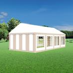 Partytent 4x8 PVC - Classic | Zandkleur / wit, Tuin en Terras, Verzenden, Partytent, Nieuw, 8 meter of meer