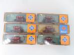 Roco N - 2319 - Modeltrein goederenwagon (6) - 6x 2-assige, Hobby en Vrije tijd, Modeltreinen | N-Spoor, Nieuw
