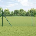 vidaXL Gevecht Draadhek Groen 1x50 m Staal, Tuin en Terras, Tuinhekken en Hekwerk, Verzenden, Nieuw
