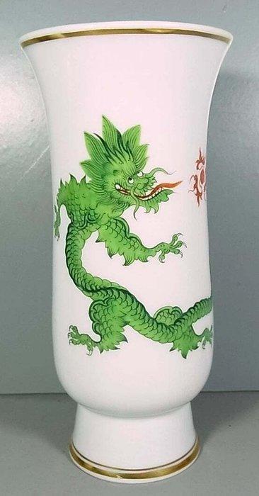 Meissen - Vaas - Porselein - Groene Ming-draak (1977), Antiek en Kunst, Antiek | Glaswerk en Kristal