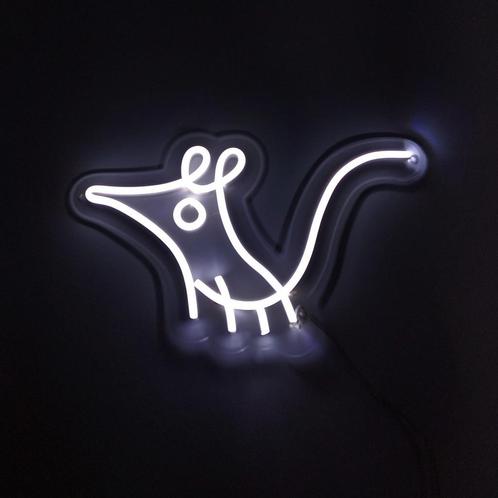 Muis Neon Bord Muisje Dieren Lamp LED, Verzamelen, Overige Verzamelen, Verzenden