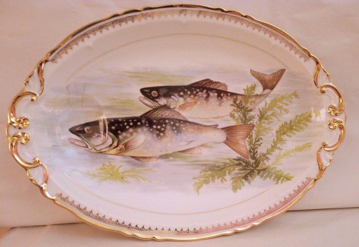 Haviland & Co. Limoges - Plat de service - Porcelaine -, Antiek en Kunst, Antiek | Meubels | Tafels