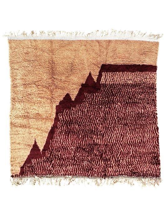 Marokkaans Berbers modern handgemaakt wollen tapijt -, Huis en Inrichting, Stoffering | Tapijten en Vloerkleden