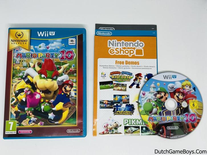 Nintendo Wii U - Mario Party 10 - HOL - Nintendo Selects, Games en Spelcomputers, Games | Nintendo Wii U, Gebruikt, Verzenden