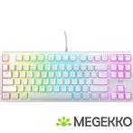 Cherry XTRFY K4V2 RGB TKL MX2A Red Wit Mechanisch, Computers en Software, Toetsenborden, Verzenden, Nieuw
