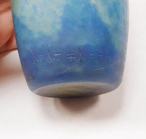 Daum - Daum France - Vase - signé Daum Nancy Croix de, Antiek en Kunst, Antiek | Glaswerk en Kristal