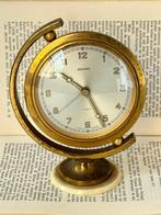 Klok - Réveil mécanique Bayard “Mappemonde” – Laiton doré -