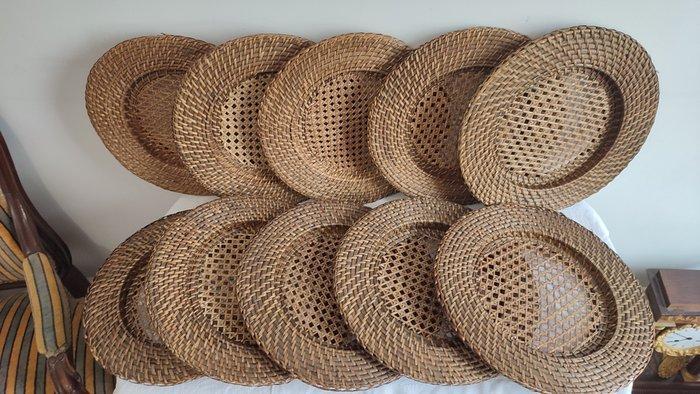 Flamant - Onderbord (10) - Rattan, Bamboe, canework,, Antiek en Kunst, Antiek | Meubels | Tafels
