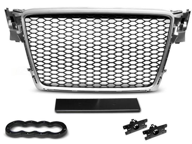 Grille | RS type | Audi A4 B8 2008-2011 | ABS Kunststof | me, Auto-onderdelen, Carrosserie, Nieuw, Audi, Verzenden