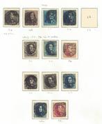 Belgique 1849/1869 - Collection sur feuilles, également pour, Timbres & Monnaies