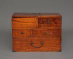 Naaidoos  (haribako) - Keyaki hout, Messing - Japan -