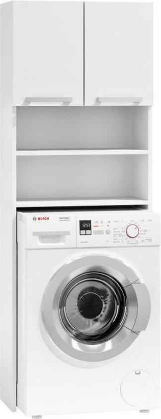 Wasmachine kast - 4 schappen & 2 deuren - wit, Elektronische apparatuur, Wasmachines, Nieuw, Ophalen of Verzenden