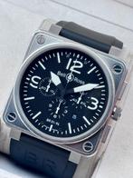 Bell & Ross - BR 01 Automatic Chronograph Steel - - BR 01-94, Nieuw