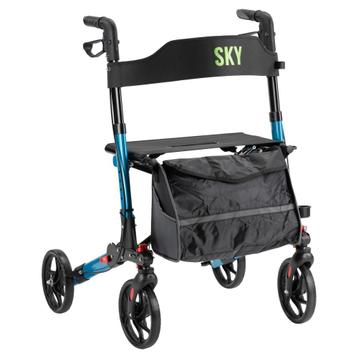 Sky lichtgewicht rollator - Blauw, Ophalen of Verzenden