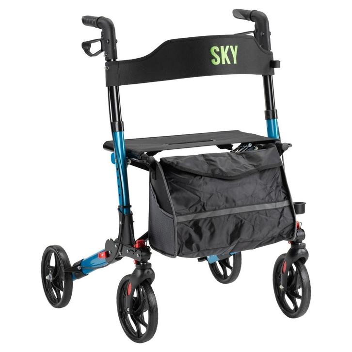 Sky lichtgewicht rollator - Blauw, Diversen, Rollators, Ophalen of Verzenden