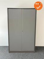 Roldeurkast - Ahrend - 195x120x45cm - Antraciet met grijze k, Werkplek, Ophalen of Verzenden, Gebruikt, Kast