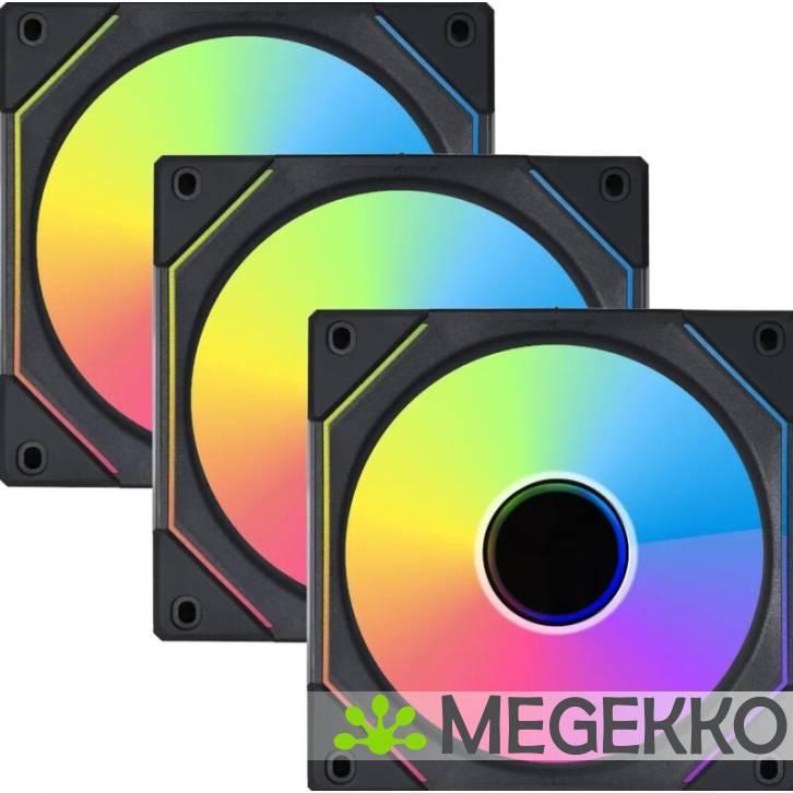 Lian Li UNI FAN SL-INF 120, 3-pack, Black , ARGB PWM, Informatique & Logiciels, Refroidisseurs d'ordinateur, Envoi